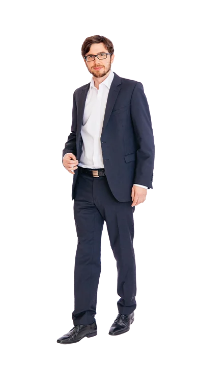 Manuel Nussbaumer, MSc (WU) im Business Outfit