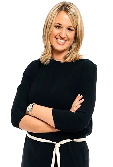 Portrait of Katrin Groiss-Schuster in business attire