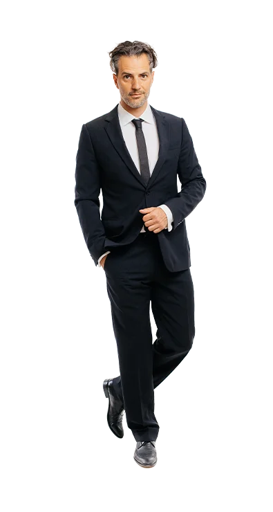 Erik Stadler in business attire