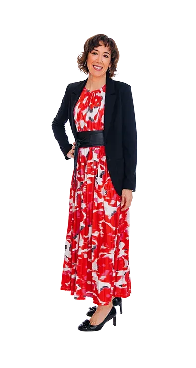 Karin Graf in business attire