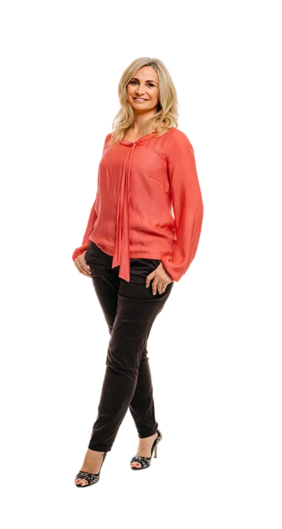 Manuela Laube in business attire